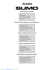 Alesis Sumo 15 Quick Start Owner's Manual
