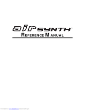 Alesis airSynth Reference Manual