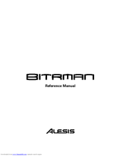 Alesis ModFX Bitrman Reference Manual