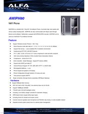 Alfa Network AWIPH90 Specifications
