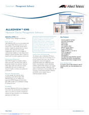Allied Telesis Converteon AT-CV101 Series Datasheet