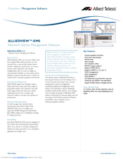 Allied Telesis CONVERTEON AT-CM2K0S Datasheet