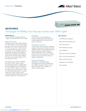 Allied Telesis AT-FS709FC Datasheet