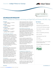 Allied Telesis AT-iMG664A Specifications