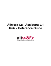 Allworx Call Assistant 2.1 Quick Reference Manual