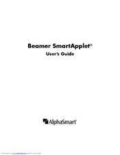 Alphasmart Beamer SmartApplet User Manual