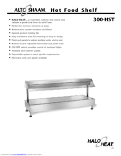 Alto-Shaam HALO HEAT 300-HST Specification Sheet