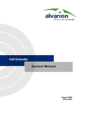Alvarion BreezeACCESS II CX System Manual