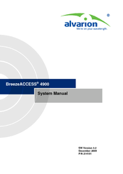 Alvarion BreezeACCESS 4900 System Manual
