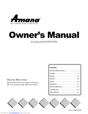 Amana ACO1520A Owner's Manual