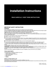 Amana AMC4080AA Installation Instructions Manual