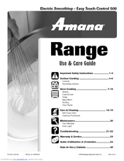 Amana AER5715QA Use And Care Manual