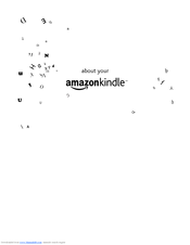 Amazon KINDLE - 1ST GENERATION Manual