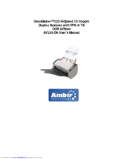Ambir DocuMaster AV220-D9 User Manual