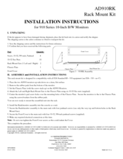 American Dynamics AD910A Installation Instructions