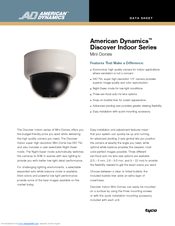American Dynamics Discover Indoor Datasheet