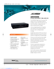 American Dynamics ADV096HD Datasheet