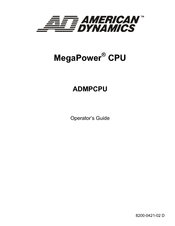 American Dynamics MegaPower 3200 Operator's Manual