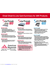 American Megatrends StorTrends  1312-P Specifications