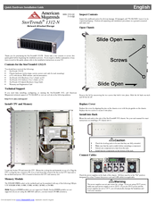 American Megatrends StorTrends 1312-N Quick Hardware Installation Manual