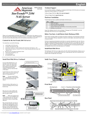 American Megatrends StorTrends 2104 Quick Hardware Installation Manual