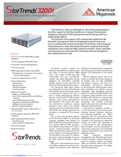 American Megatrends StorTrends 3200i Specifications