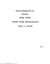American Megatrends Baby EISA User Manual