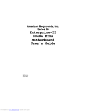 American Megatrends Enterprise-II 80486 EISA User Manual
