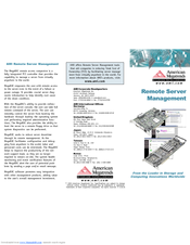 American Megatrends MegaRAC Series 780 Features