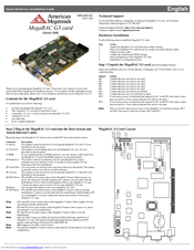 American Megatrends MegaRAC G3 Quick Install Manual
