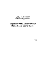 American Megatrends Megathon User Manual