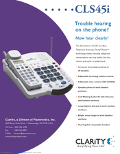 Ameriphone CLS-45i Features