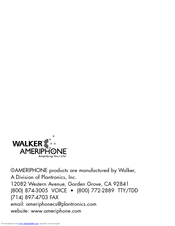 Ameriphone AMRX2 User Manual