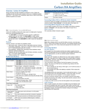 Amx DAS-AMP4 Installation Manual