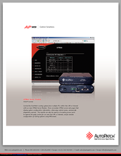 AutoPatch AVB-APWEB Specifications