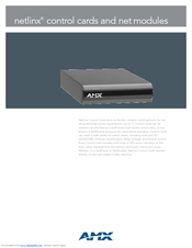 Amx NetLinx NXC-VOL4 Specifications