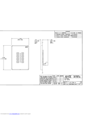 Amx AXU-MSP8 Schematic Diagram