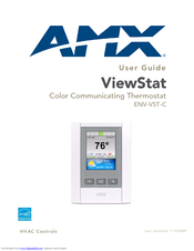 Amx ViewStat ENV-VST-C User Manual