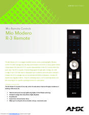 Amx Mio Modero R-3 Datasheet