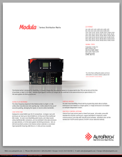 AutoPatch Modula Specifications