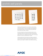 Amx PRO-DP16 DECOR PROLINK FLUSH MOUNT KEYPAD PANEL Specifications