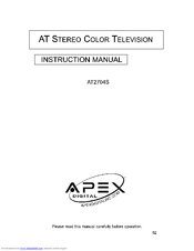 Apex Digital AT2704S Instruction Manual
