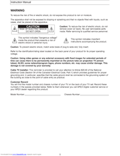 Apex Digital AT3208S Instruction Manual