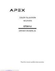 Apex Digital GT2011J Operation Manual
