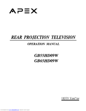 Apex Digital GB65HD09W Operation Manual