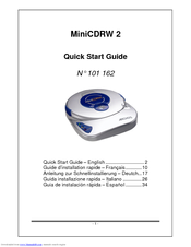 Archos MiniCDRW 2 Quick Start Manual