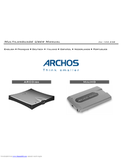 Archos 500653 - ARCDisk 40 GB External Hard Drive User Manual