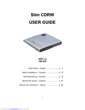 Archos Slim CDRW User Manual