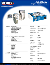 Argus DC-3270DV Specifications