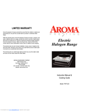 Aroma Prestige PHP-323 Instruction Manual & Cooking Manual